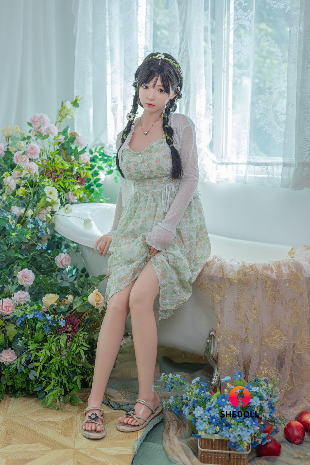 Lime Sex Doll (SHEDOLL 158 cm C-Cup #SH100 2.0 silikonas)