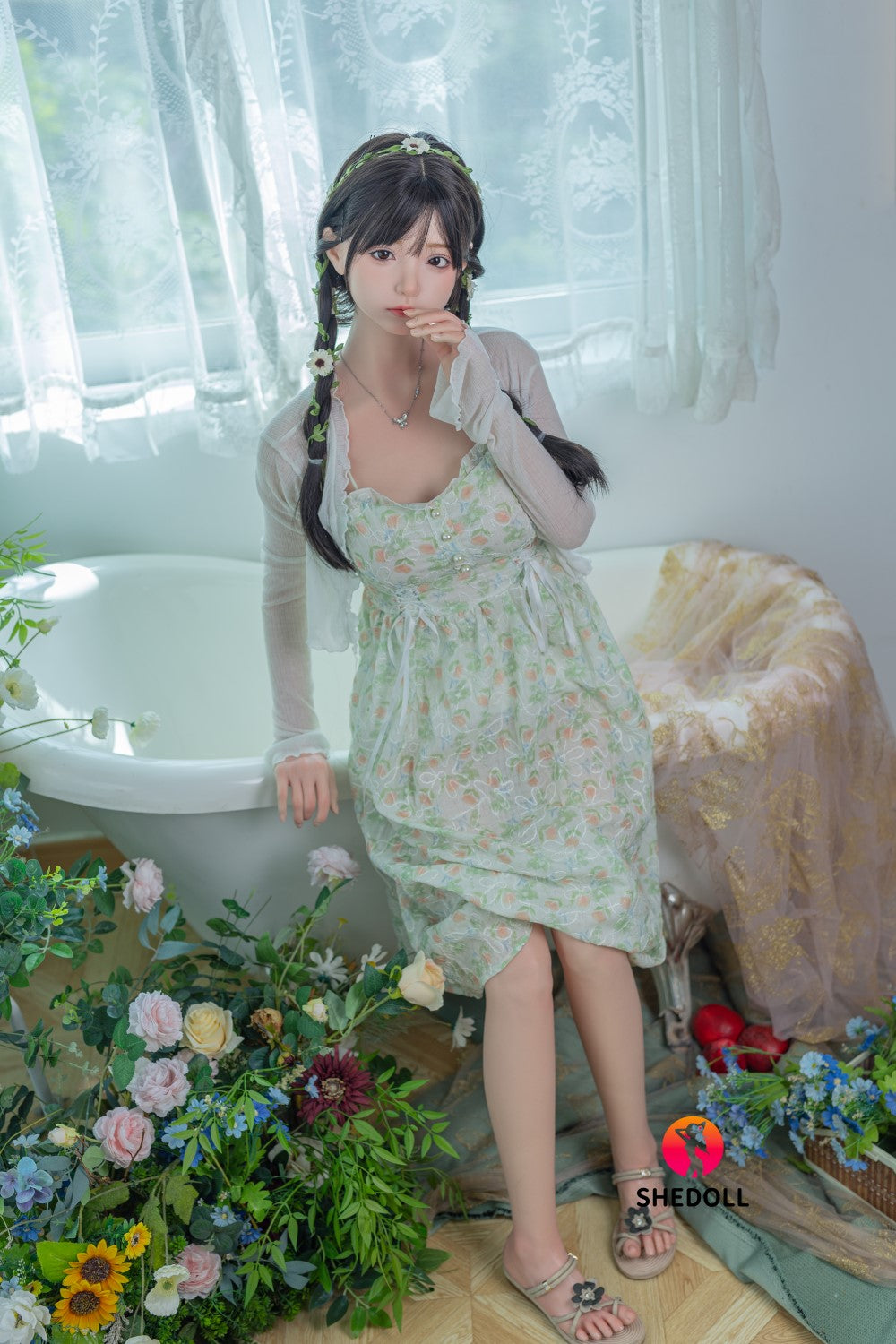 Lime Sex Doll (SHEDOLL 158 cm C-Cup #SH100 2.0 silikonas)