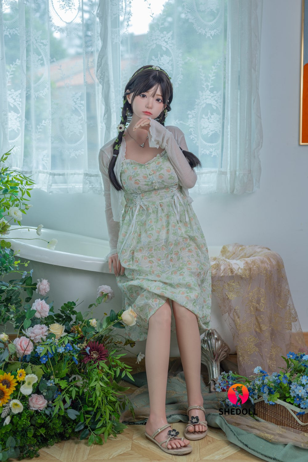 Lime Sex Doll (SHEDOLL 158 cm C-Cup #SH100 2.0 silikonas)