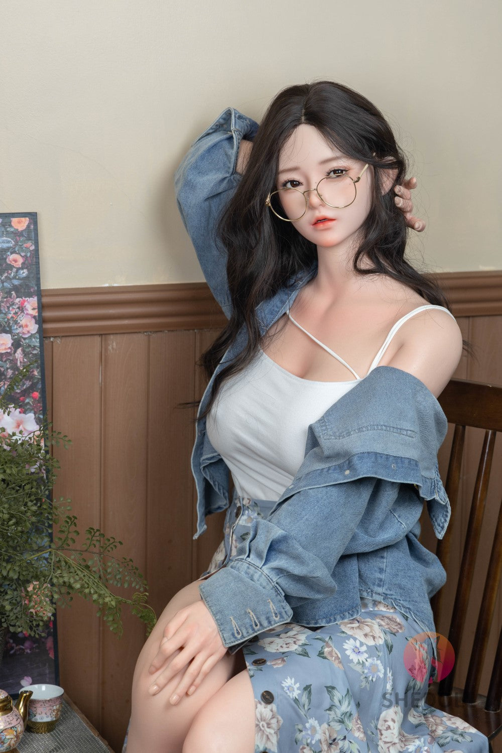 Jasmin Sex Doll (SHEDOLL 165cm E-puodelis #SH102 2.0 RST silikonas)
