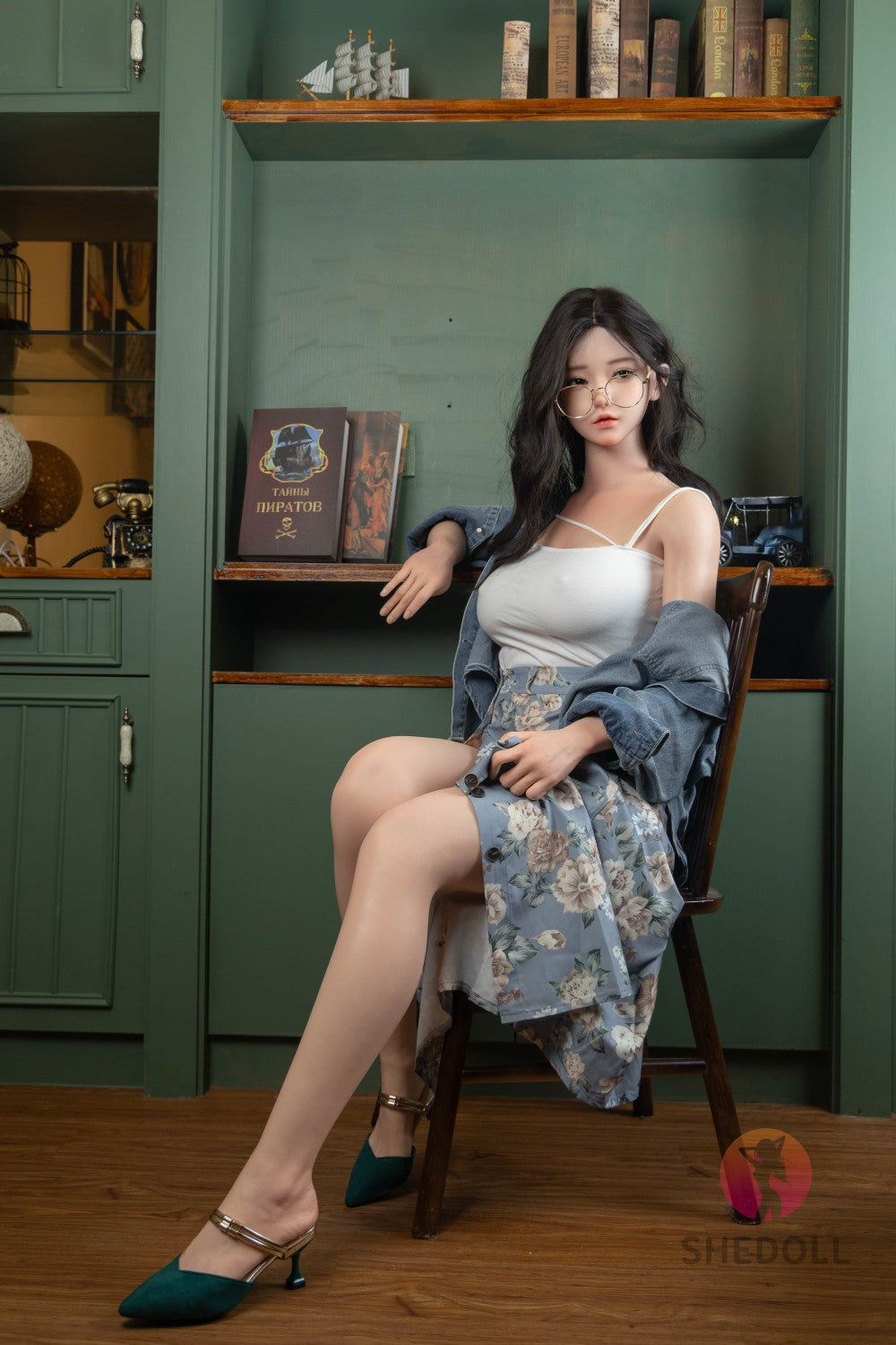 Jasmin Sex Doll (SHEDOLL 165cm E-puodelis #SH102 2.0 RST silikonas)
