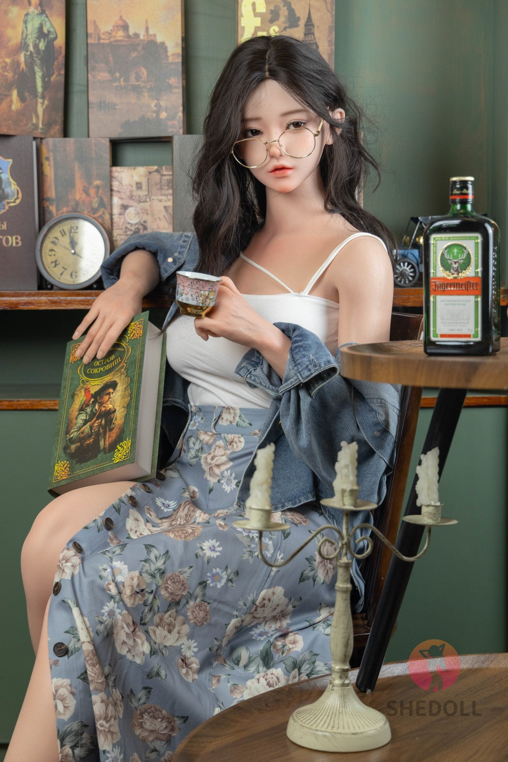 Jasmin Sex Doll (SHEDOLL 165cm E-puodelis #SH102 2.0 RST silikonas)