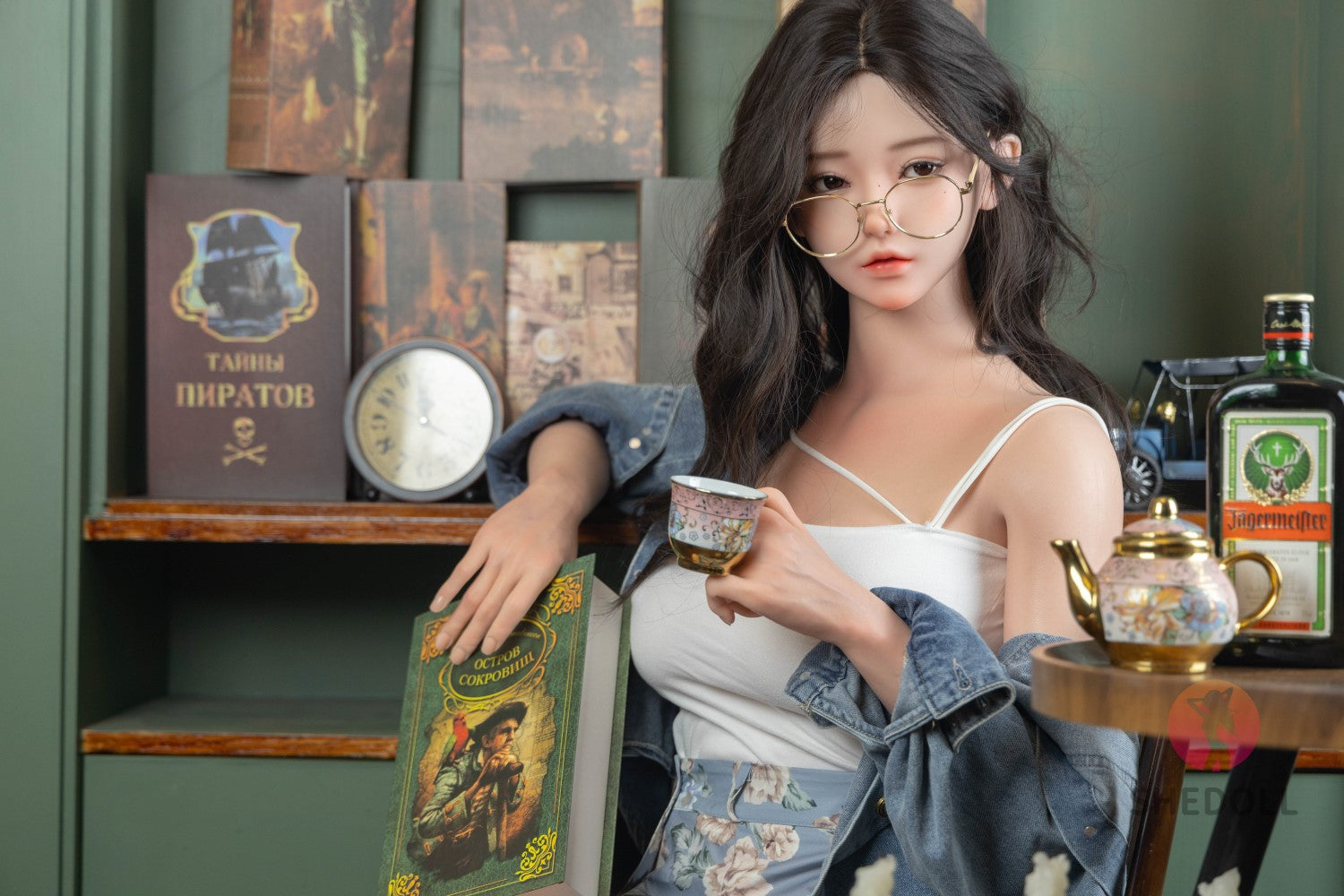 Jasmin Sex Doll (SHEDOLL 165cm E-puodelis #SH102 2.0 RST silikonas)
