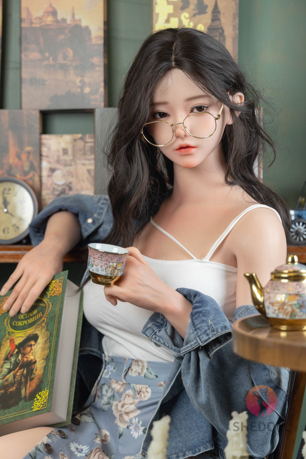 Jasmin Sex Doll (SHEDOLL 165cm E-puodelis #SH102 2.0 RST silikonas)