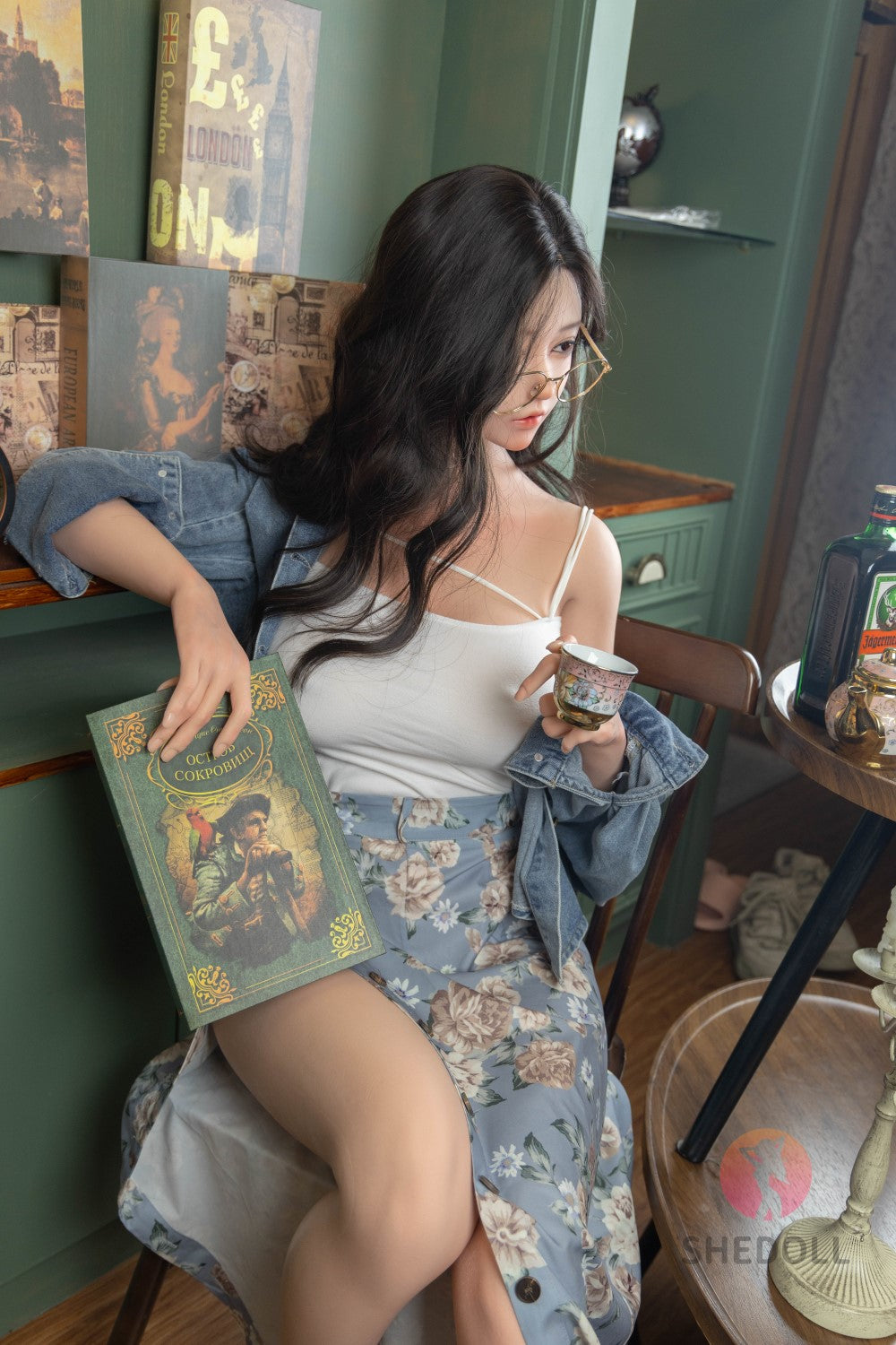 Jasmin Sex Doll (SHEDOLL 165cm E-puodelis #SH102 2.0 RST silikonas)