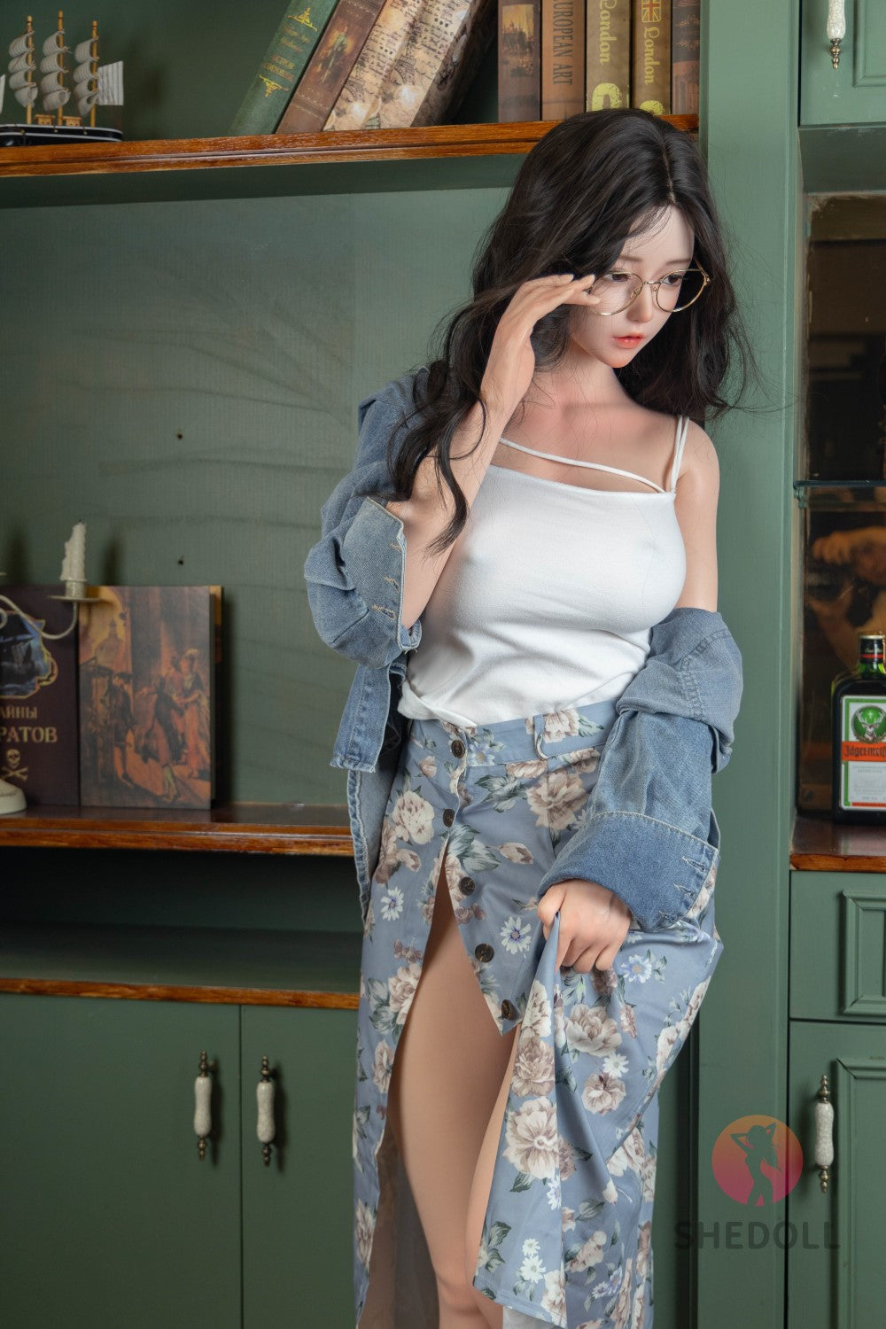 Jasmin Sex Doll (SHEDOLL 165cm E-puodelis #SH102 2.0 RST silikonas)