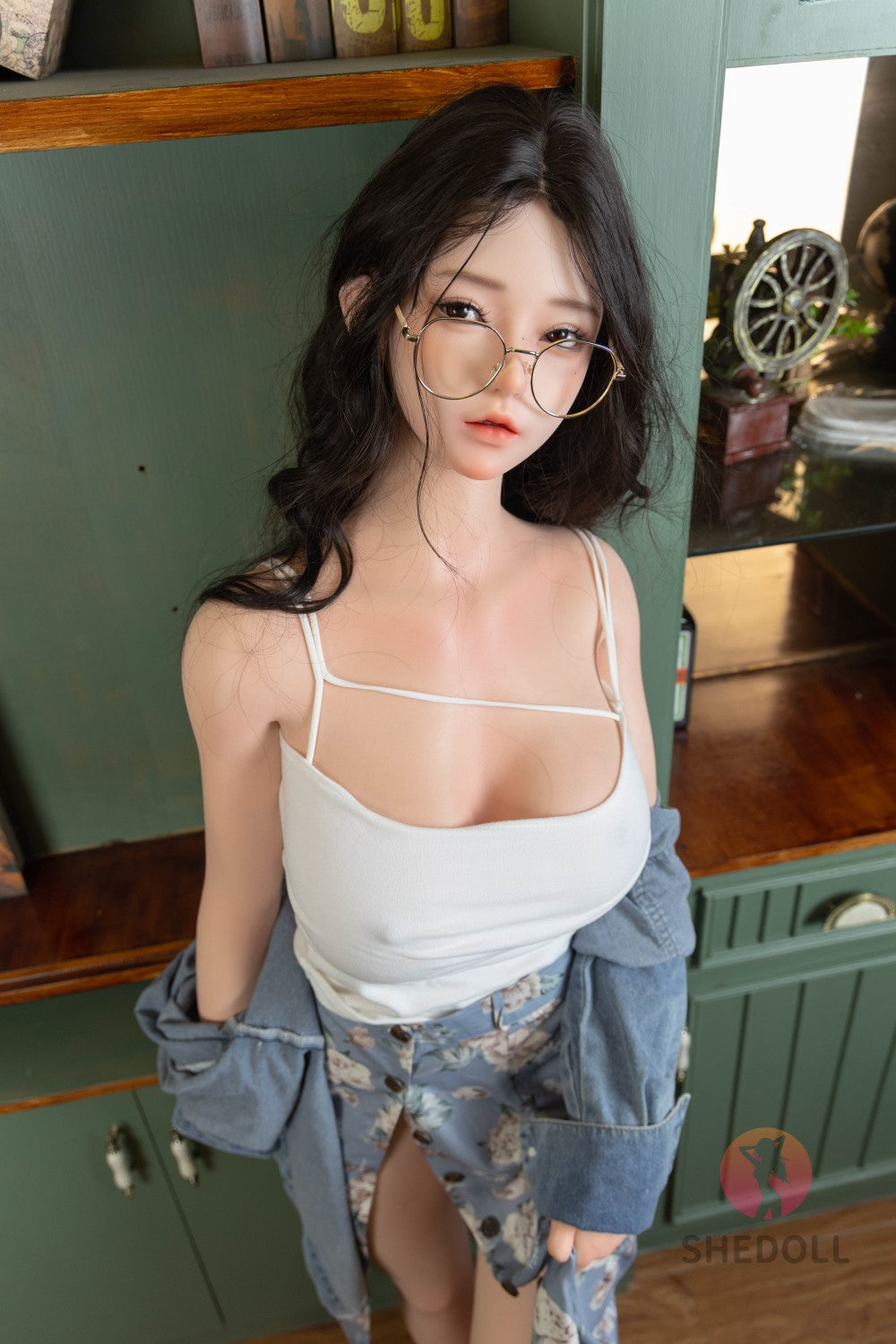 Jasmin Sex Doll (SHEDOLL 165cm E-puodelis #SH102 2.0 RST silikonas)