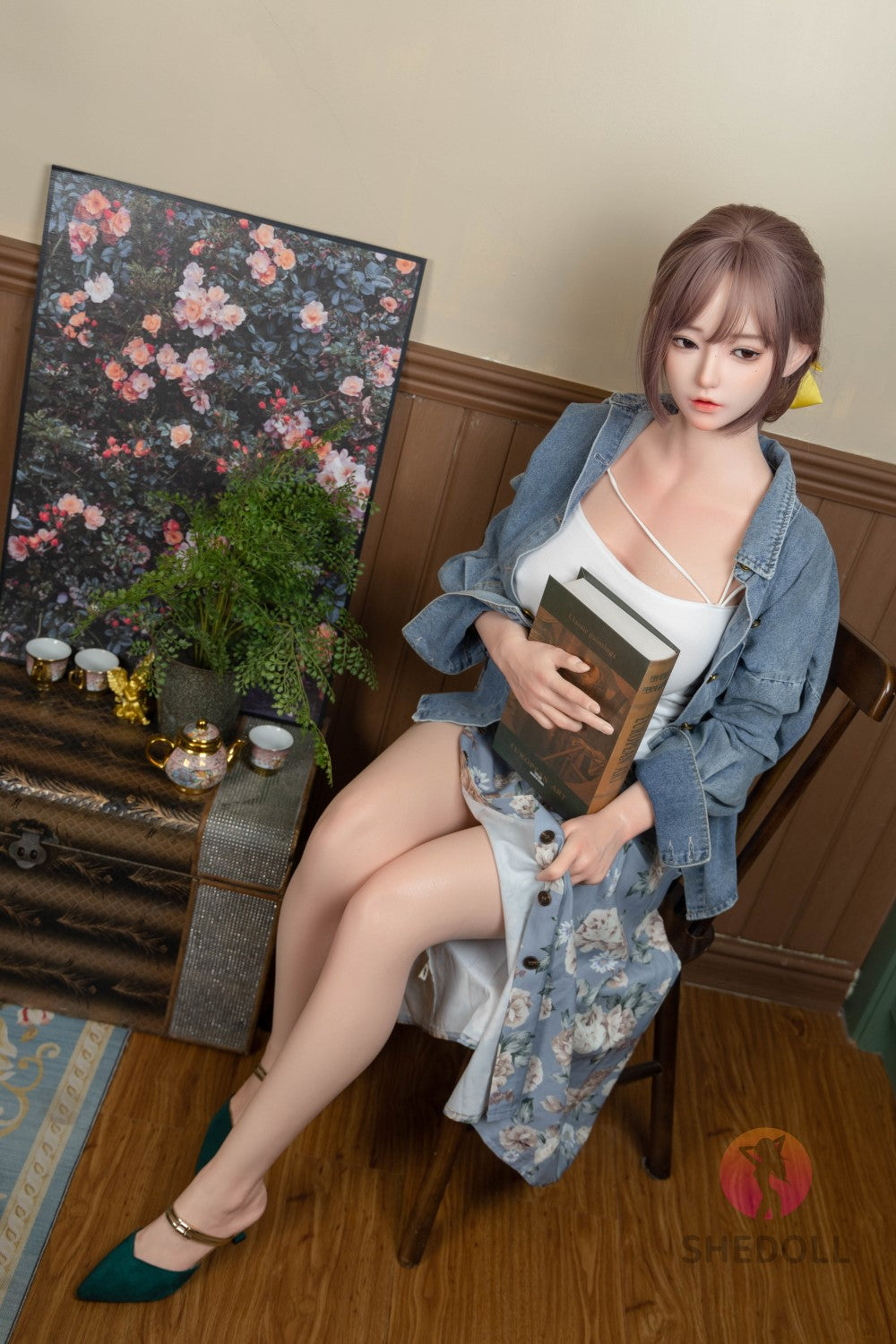 Jasmin Sex Doll (SHEDOLL 165cm E-puodelis #SH102 2.0 RST silikonas)
