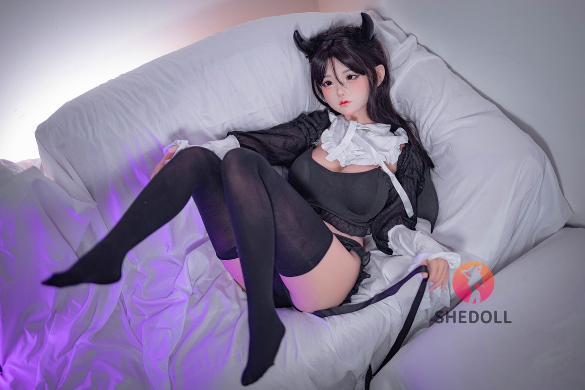 Belle Sex Doll (SHEDOLL 148 cm D puodelis #SH109 2.0 silikonas)