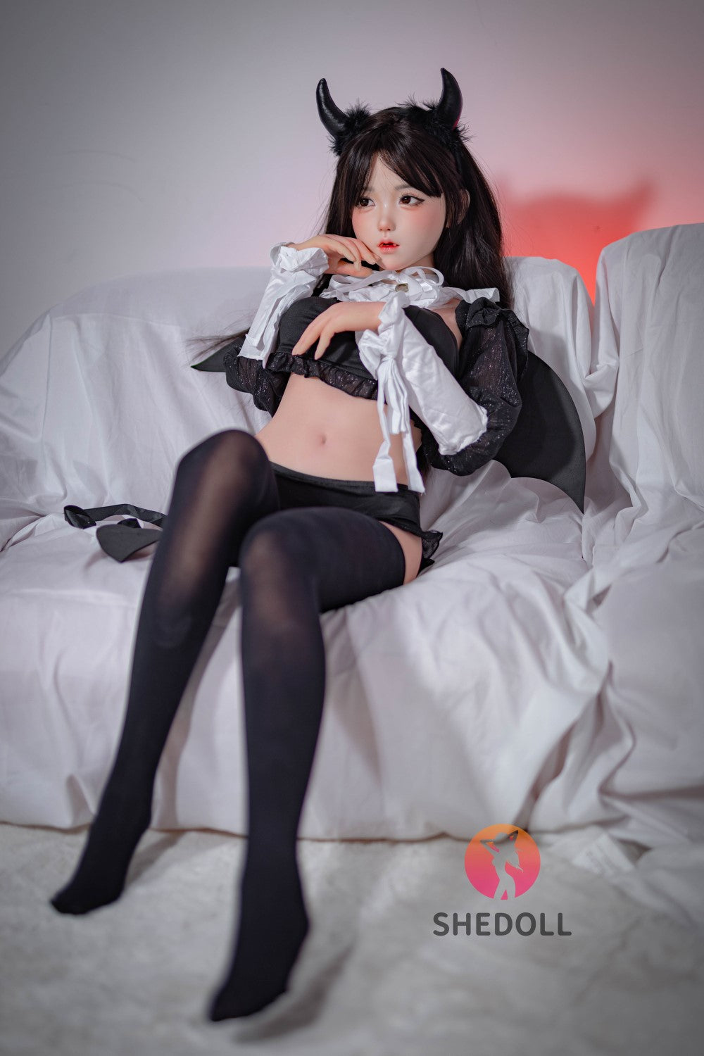 Belle Sex Doll (SHEDOLL 148 cm D puodelis #SH109 2.0 silikonas)