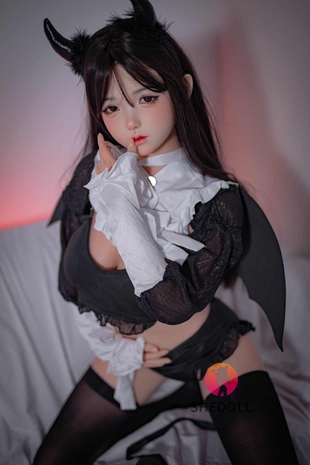 Belle Sex Doll (SHEDOLL 148 cm D puodelis #SH109 2.0 silikonas)