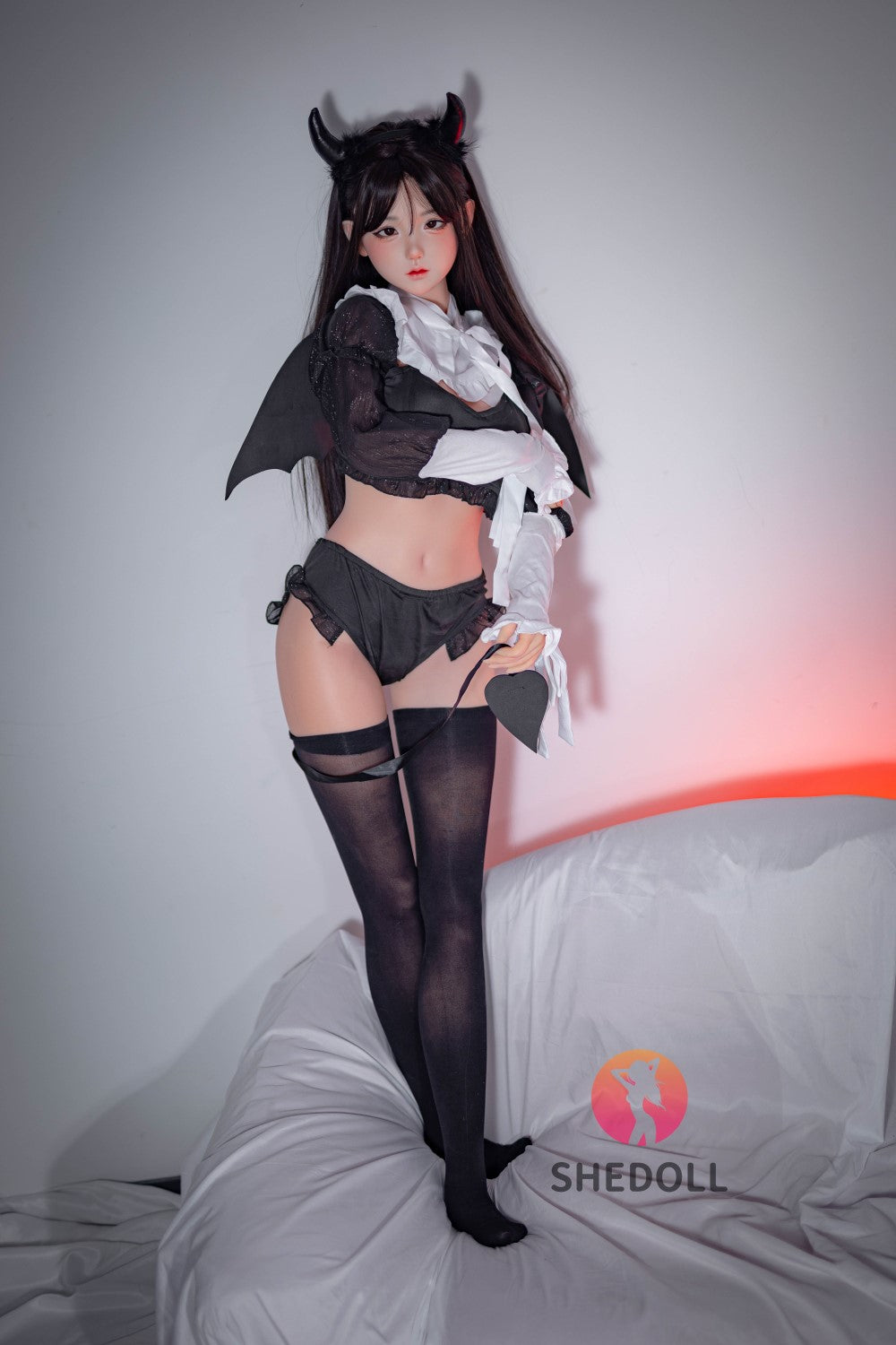 Belle Sex Doll (SHEDOLL 148 cm D puodelis #SH109 2.0 silikonas)