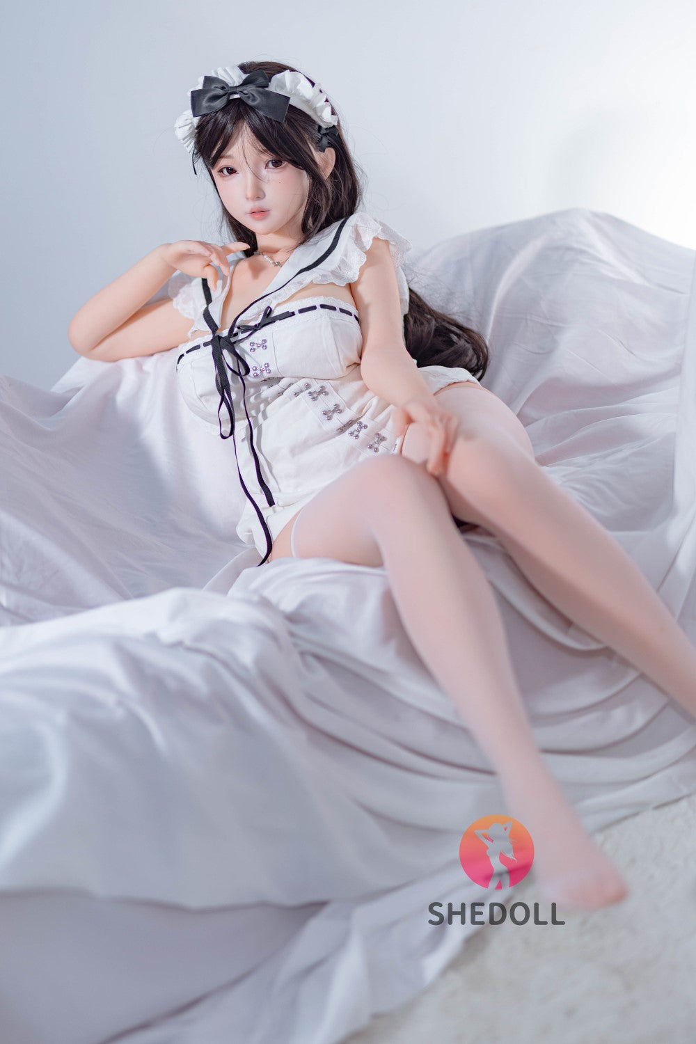 Nancy sekso lėlė (SHEDOLL 145 cm G puodelis # SH115 TPE + silikonas)