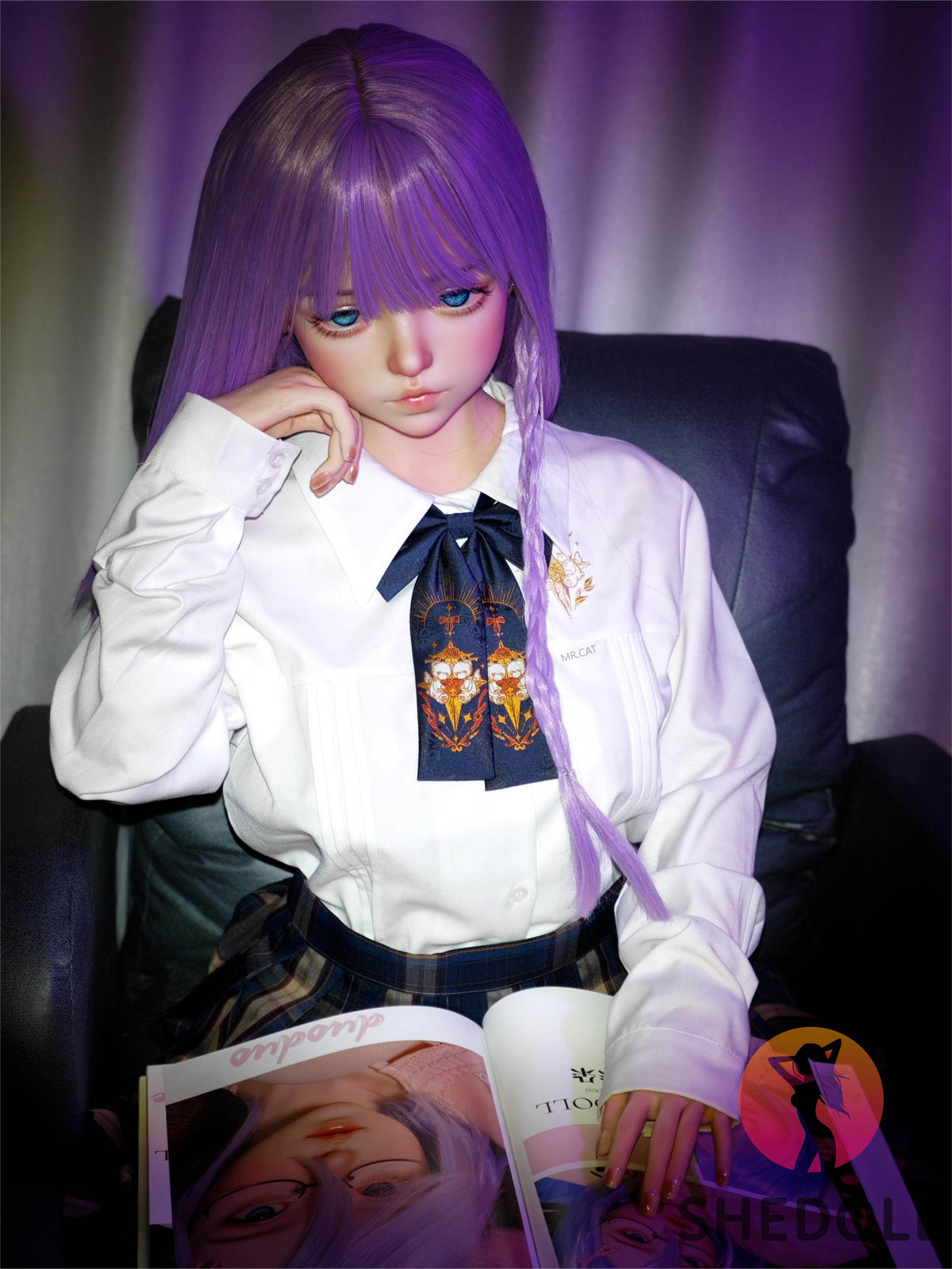Dora Sex Doll (SHEDOLL 148 cm D puodelis # SH124 2.0 TPE + silikonas)