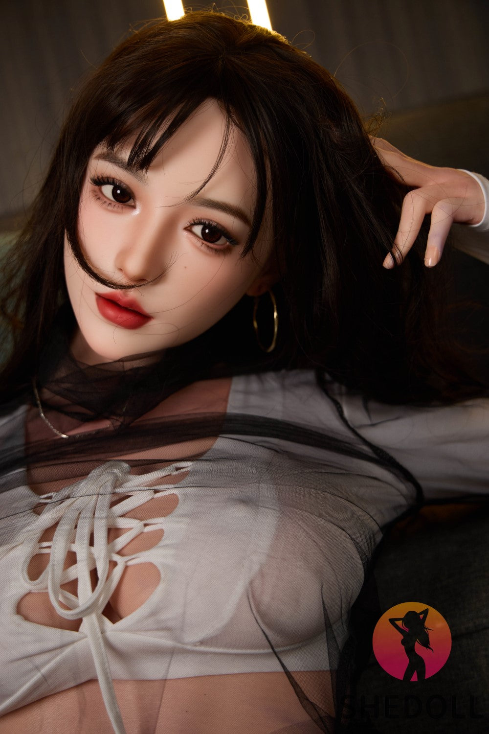 Moony Sex Doll (SHEDOLL 165 cm E-puodelis #SH126 2.0 silikonas)