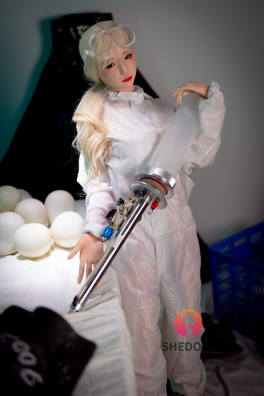 Charlene Sex Doll (SHEDOLL 158 cm C puodelis # SH130 2.0 TPE + silikonas)