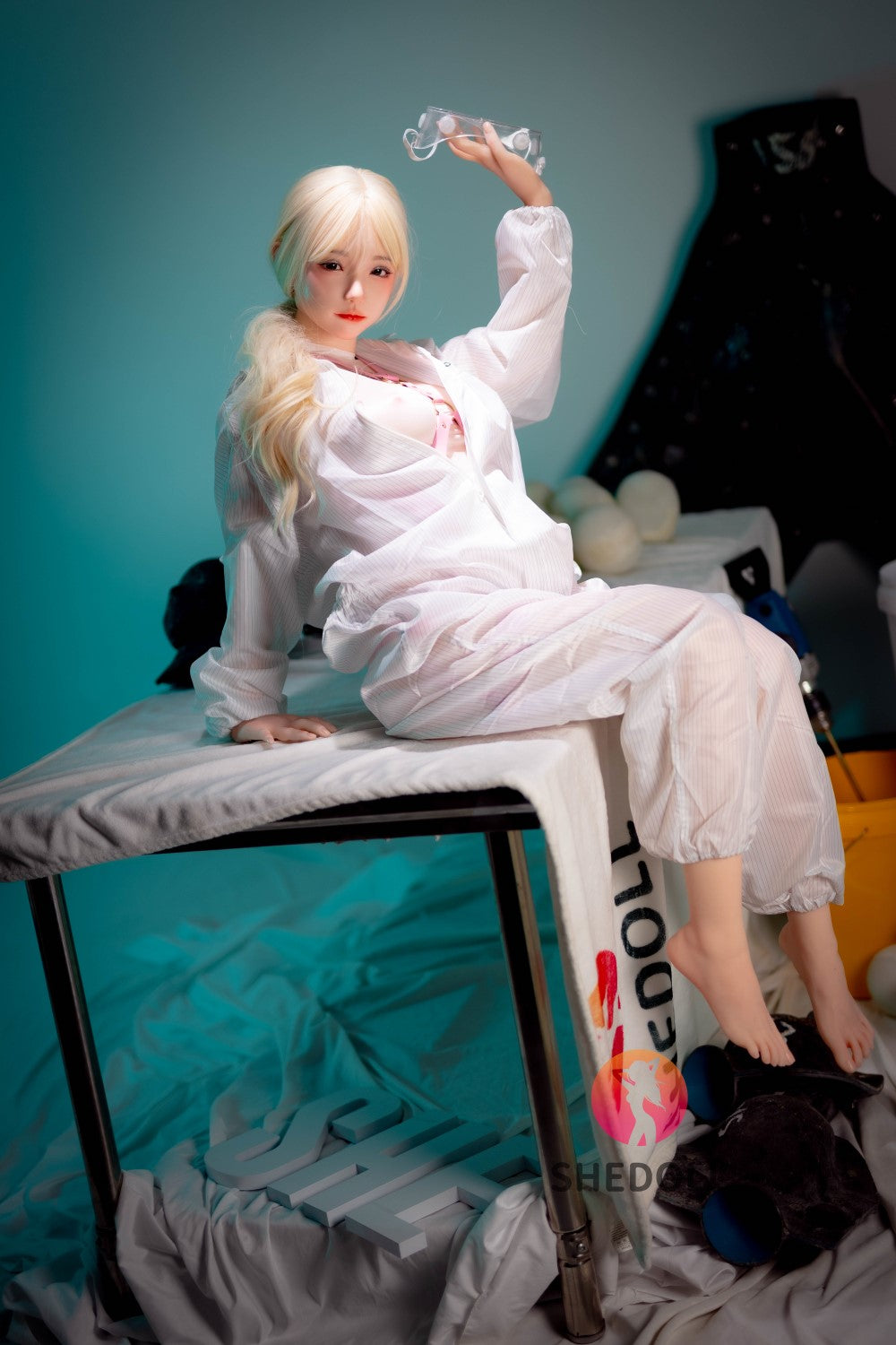 Charlene Sex Doll (SHEDOLL 158 cm C puodelis # SH130 2.0 TPE + silikonas)