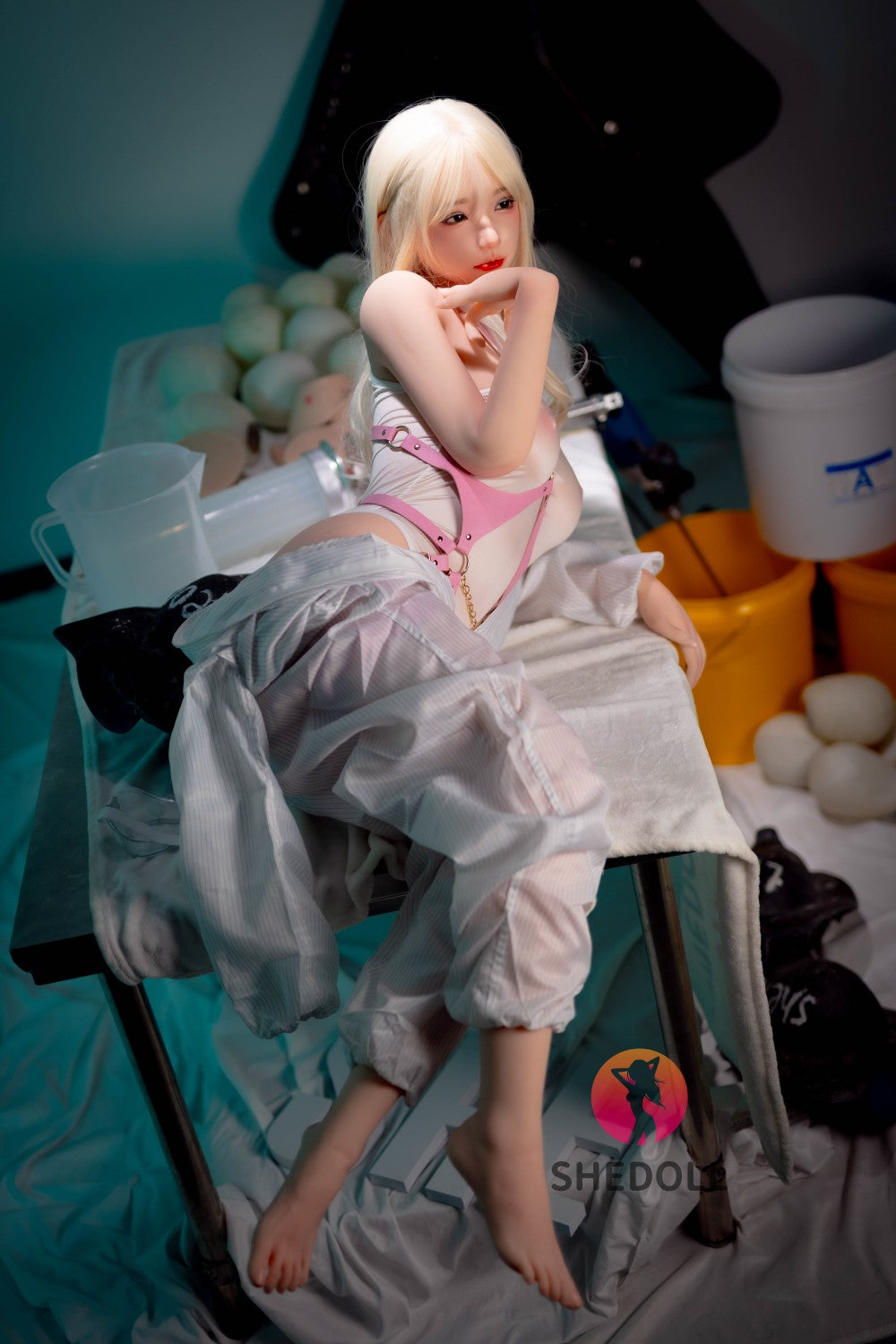 Charlene Sex Doll (SHEDOLL 158 cm C puodelis # SH130 2.0 TPE + silikonas)