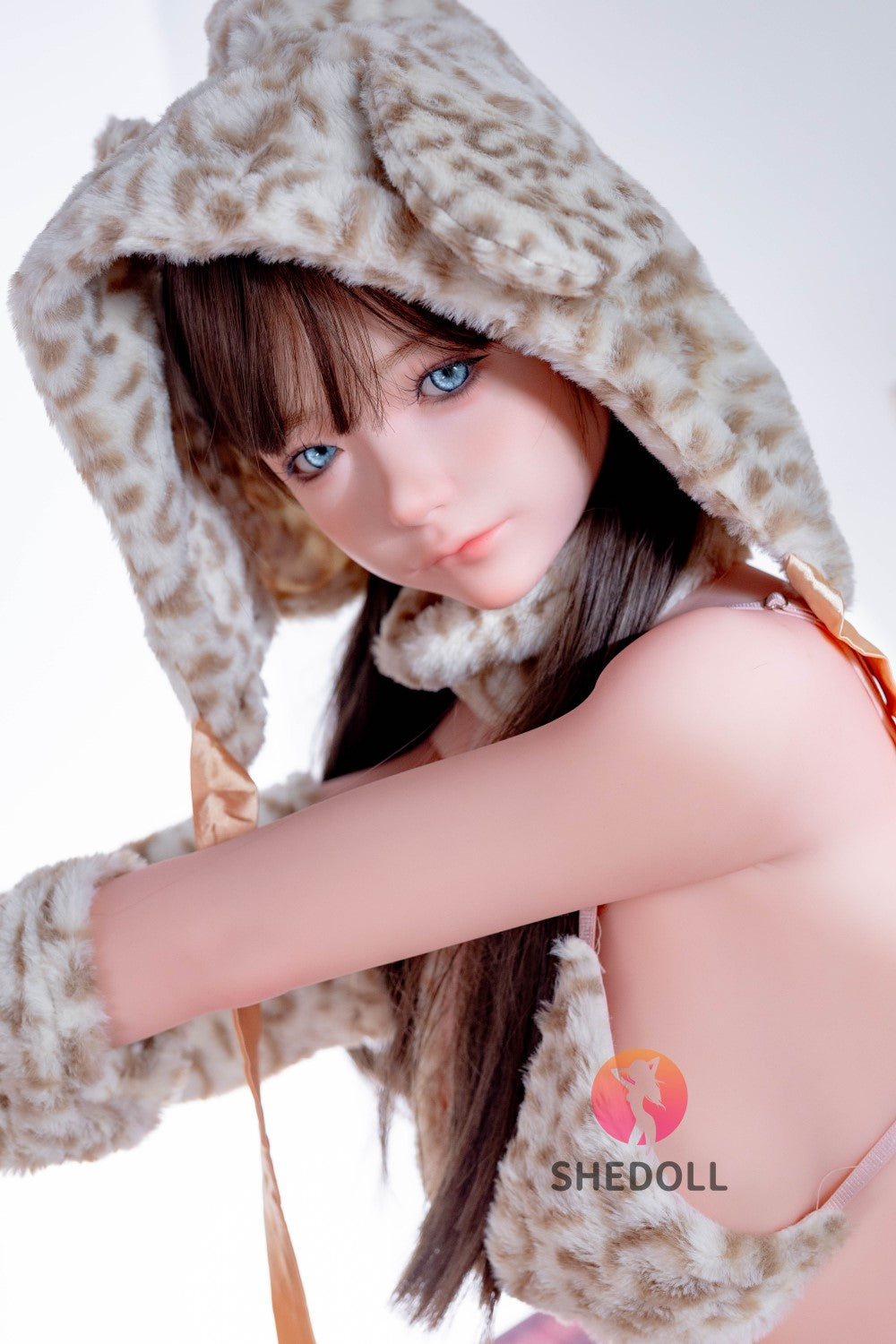 Sylvia Sex Doll (SHEDOLL 148 cm D puodelis # SH136 2.0 TPE + silikonas)