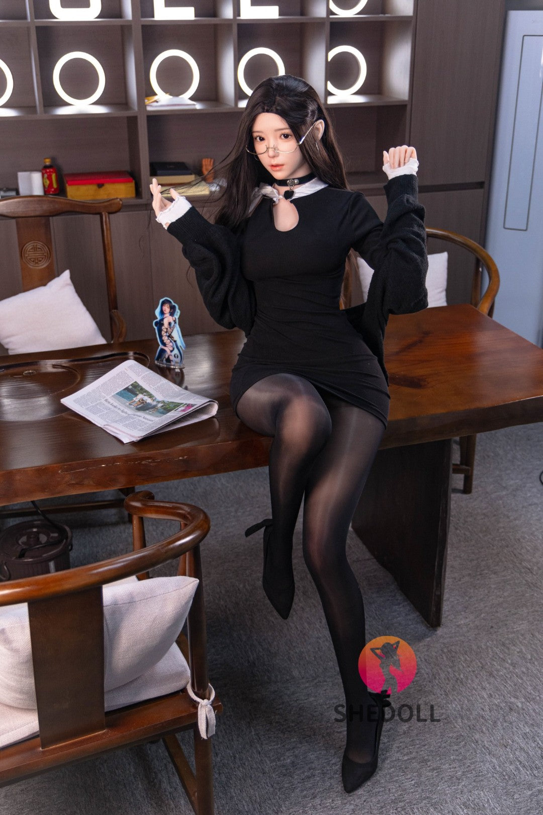 Sekso lėlė Cheryl (SHEDOLL 170 cm E-puodelis #SH144 2.0 TPE + silikonas)