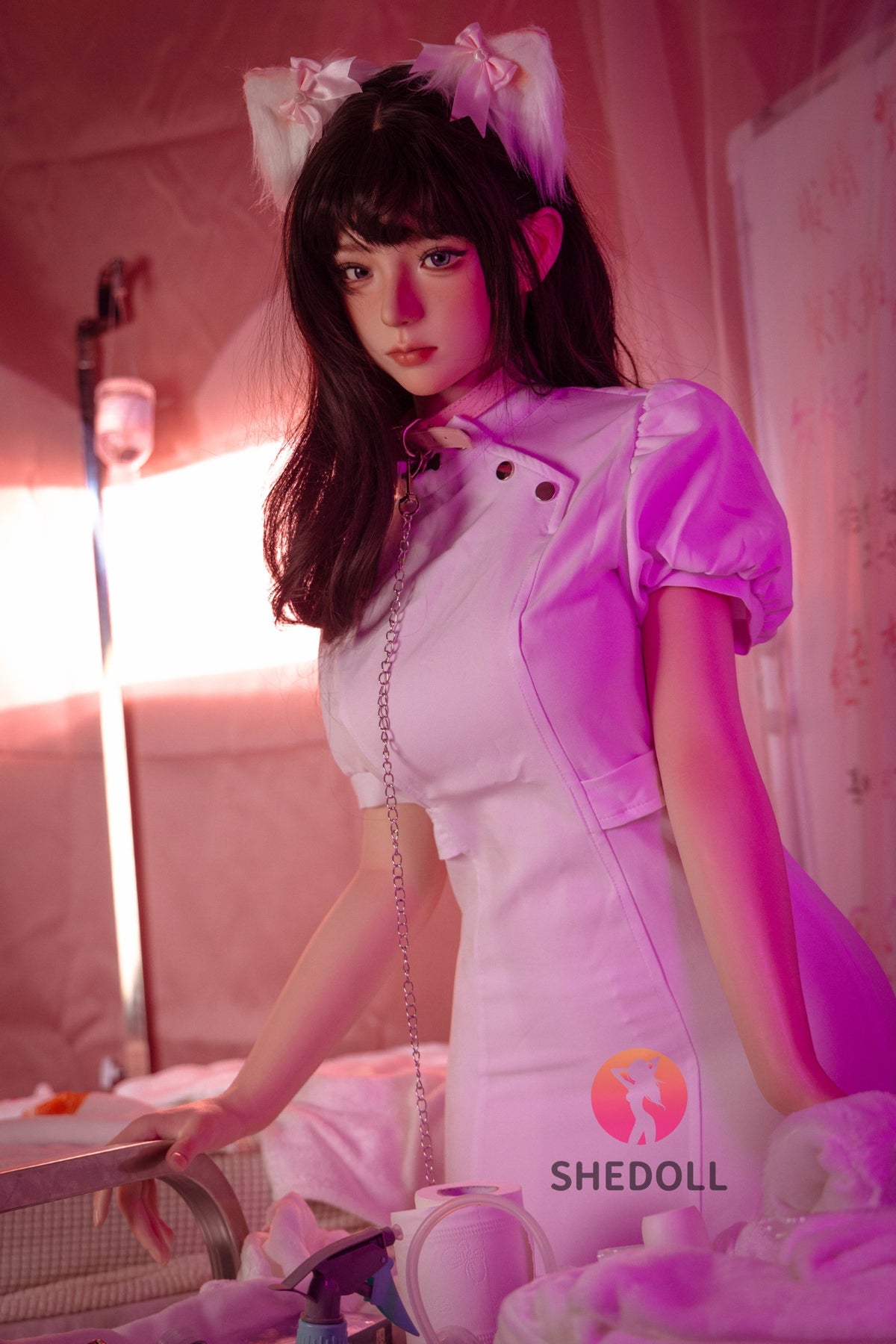 Kosame Sex Doll (SHEDOLL 168 cm D puodelis # SH147 2.0 silikonas)