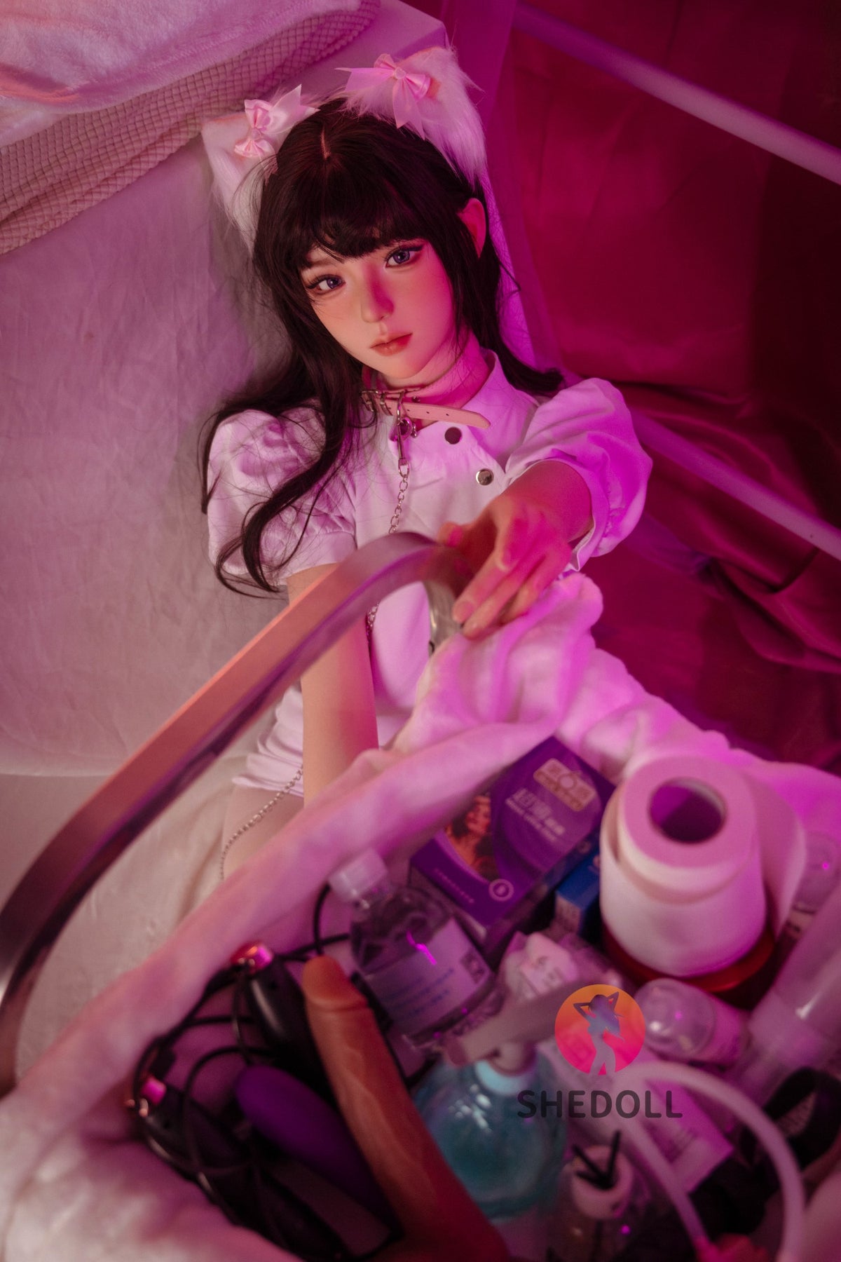 Kosame Sex Doll (SHEDOLL 168 cm D puodelis # SH147 2.0 silikonas)