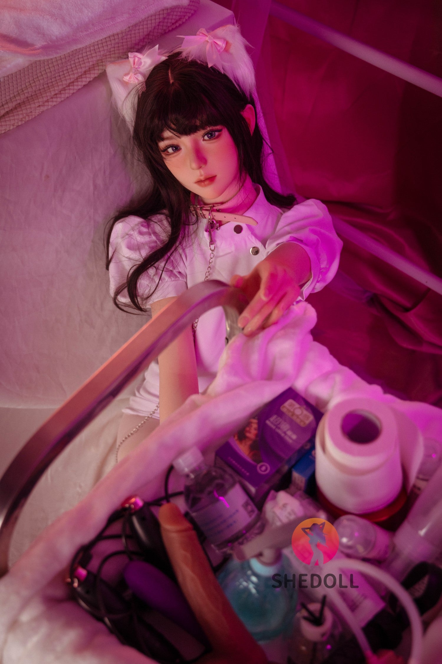 Kosame Sex Doll (SHEDOLL 168 cm D puodelis # SH147 2.0 silikonas)