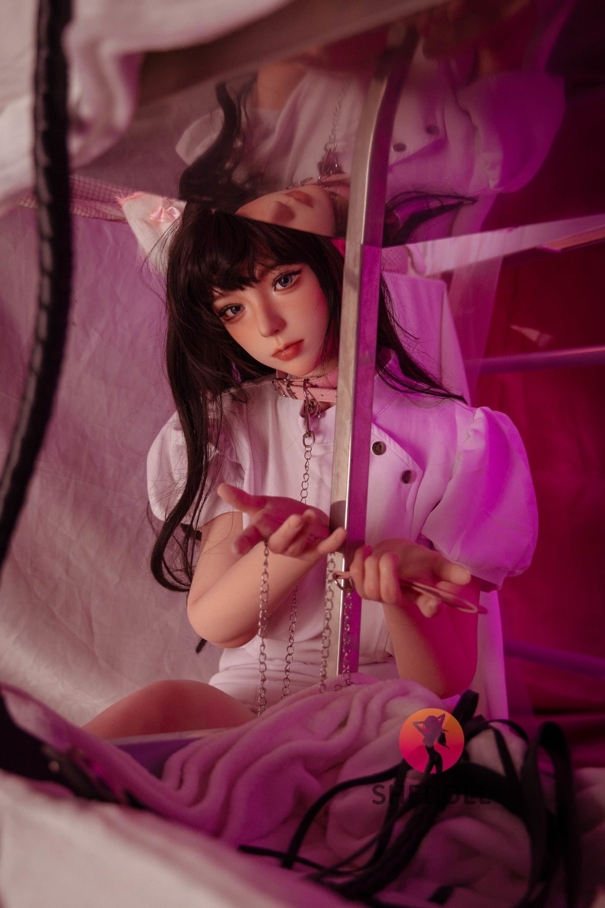 Kosame Sex Doll (SHEDOLL 168 cm D puodelis # SH147 2.0 silikonas)