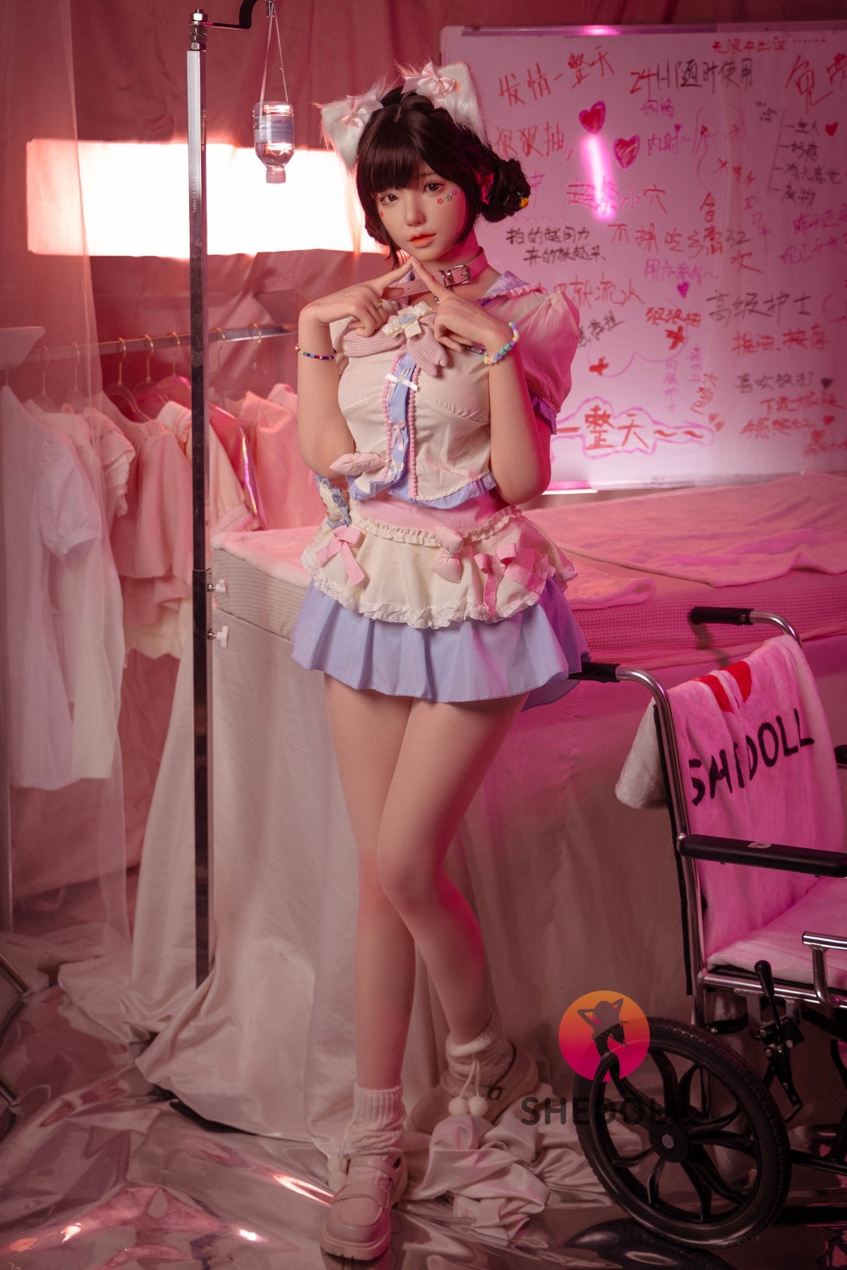 Sekso lėlė Zara (SHEDOLL 168 cm D puodelis #SH149 2.0 silikonas)