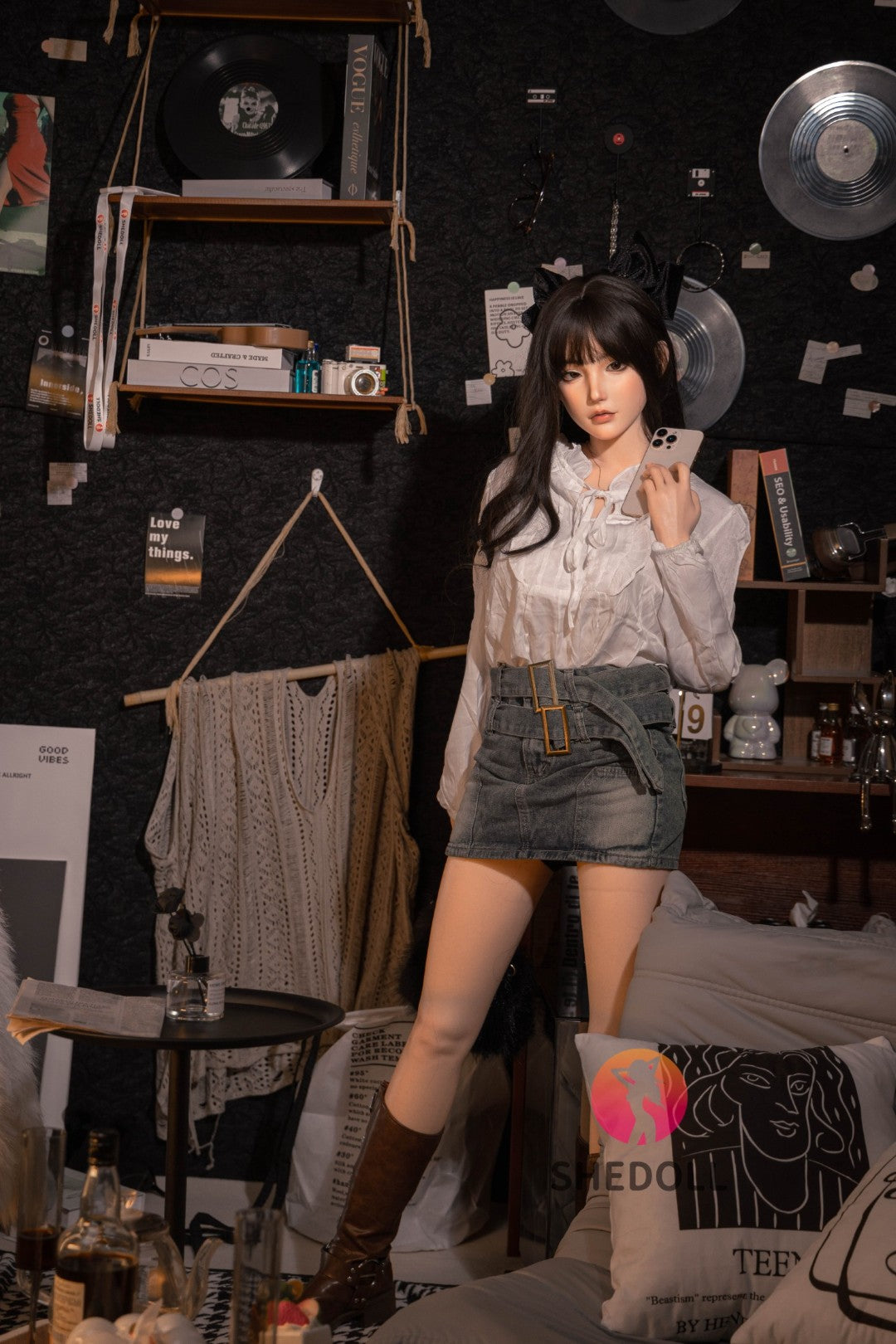 Vesper Sex Doll (SHEDOLL 158 cm C-Cup #SH155 silikonas)