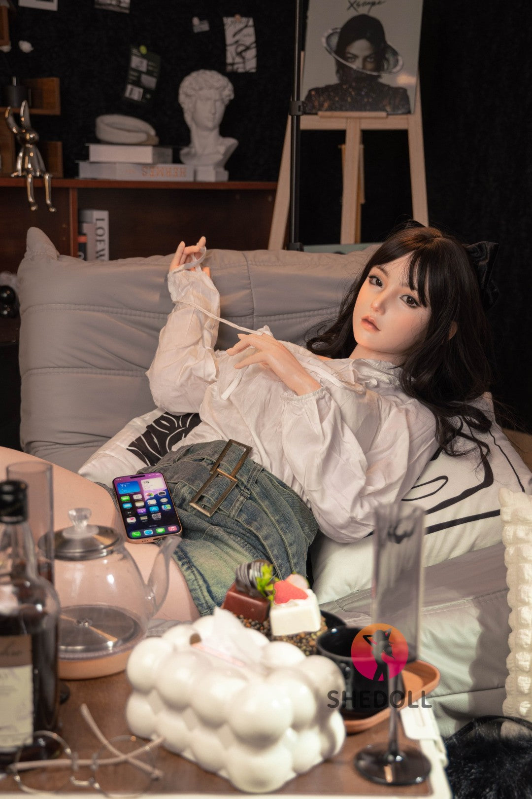 Vesper Sex Doll (SHEDOLL 158 cm C-Cup #SH155 silikonas)