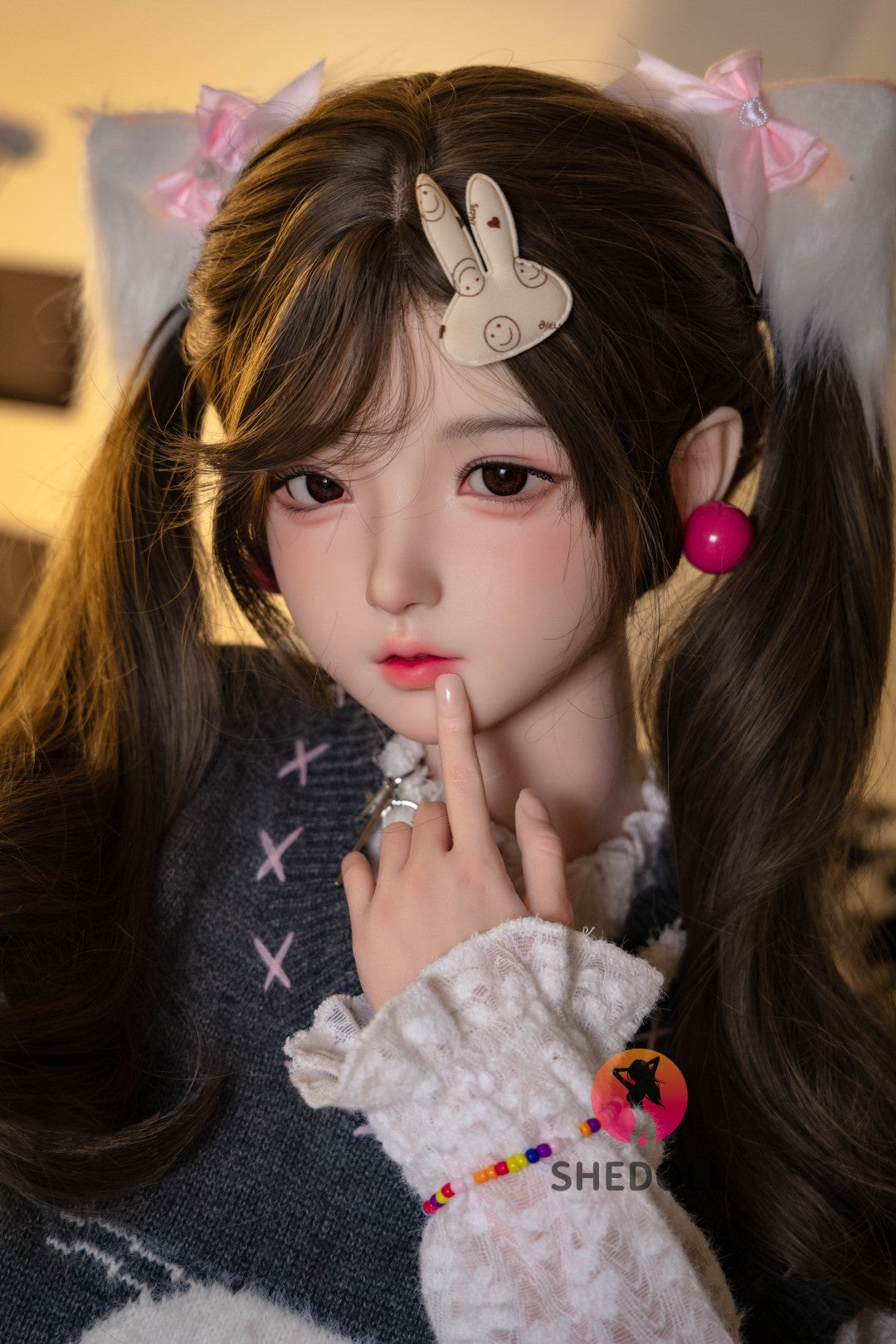 Sekso lėlė Cece (SHEDOLL 145 cm G puodelis # SH156 silikonas)
