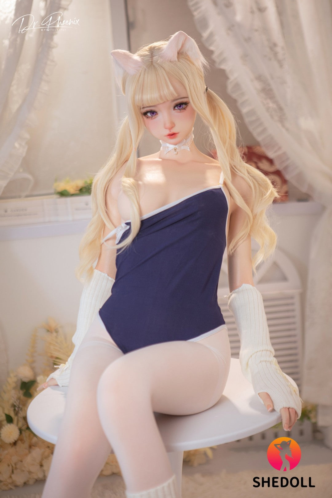 Sekso lėlė Cece (SHEDOLL 148 cm D puodelis #SH166 2.0 silikonas)