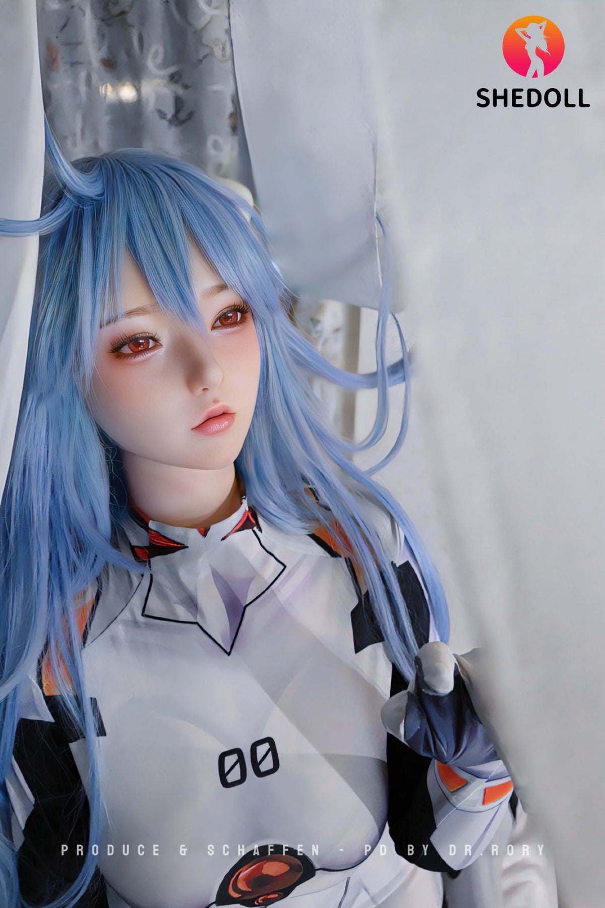 Sekso lėlė Rei Ayanami (SHEDOLL 168 cm D puodelis #SH170 2.0 silikonas)