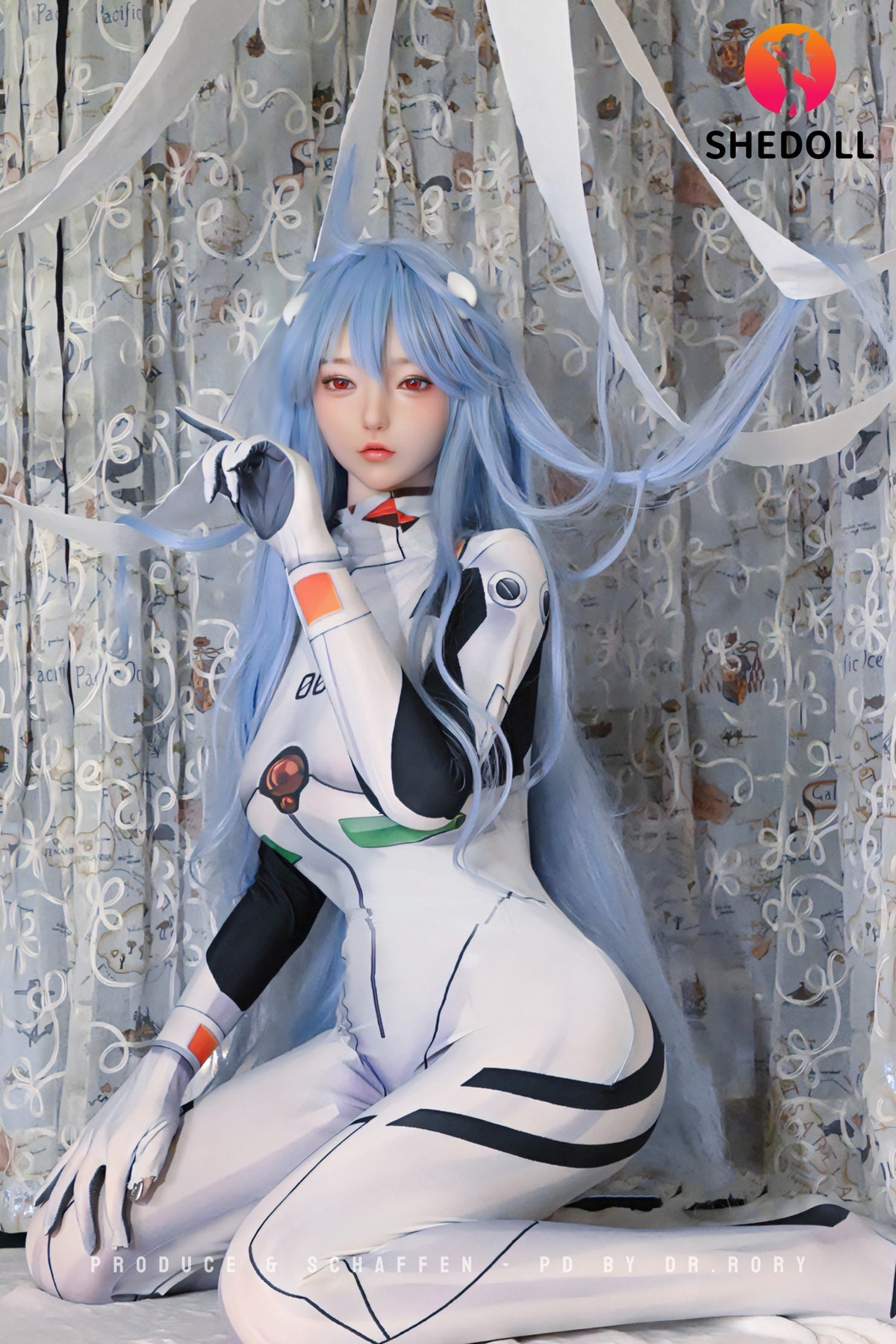 Sekso lėlė Rei Ayanami (SHEDOLL 168 cm D puodelis #SH170 2.0 silikonas)