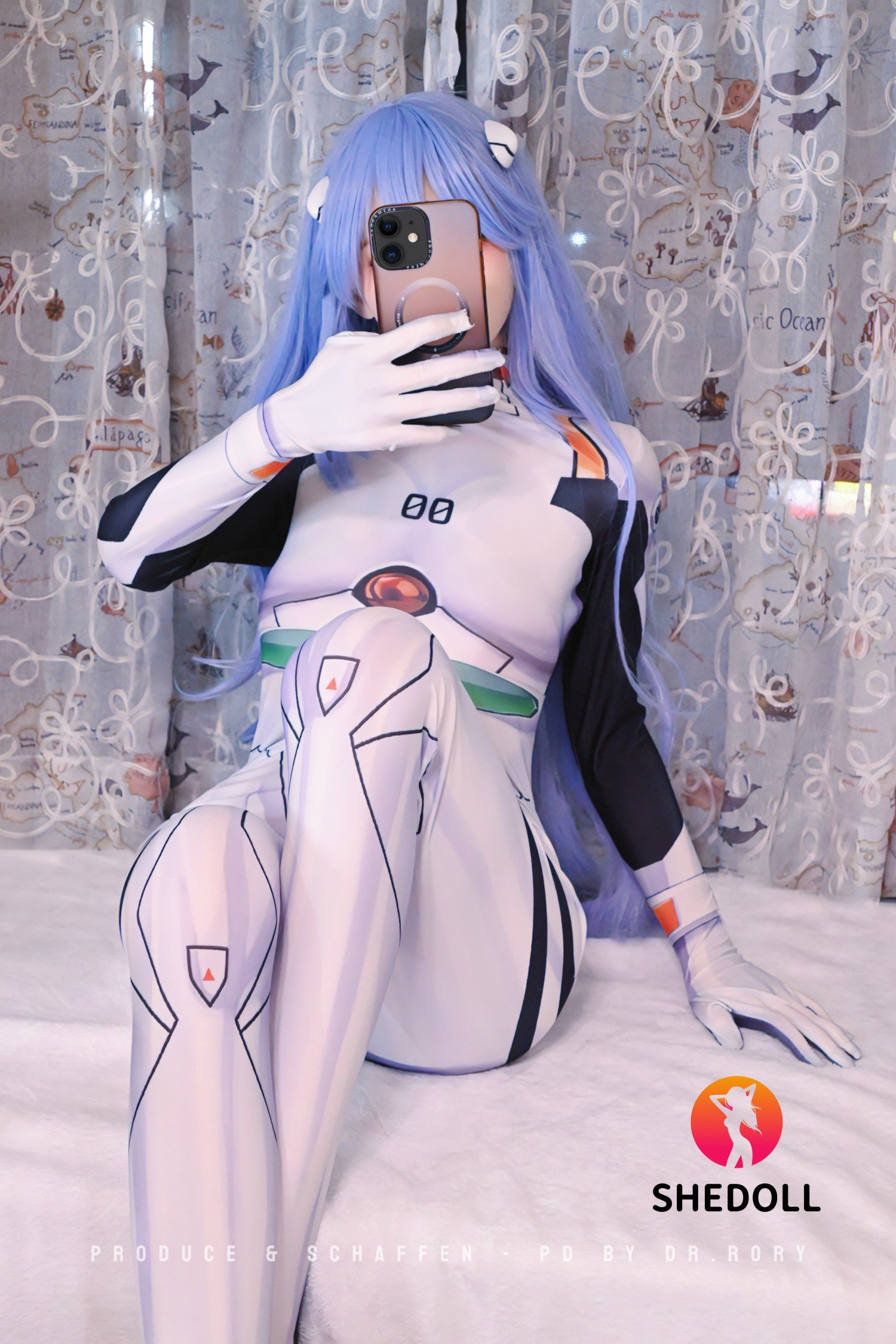 Sekso lėlė Rei Ayanami (SHEDOLL 168 cm D puodelis #SH170 2.0 silikonas)