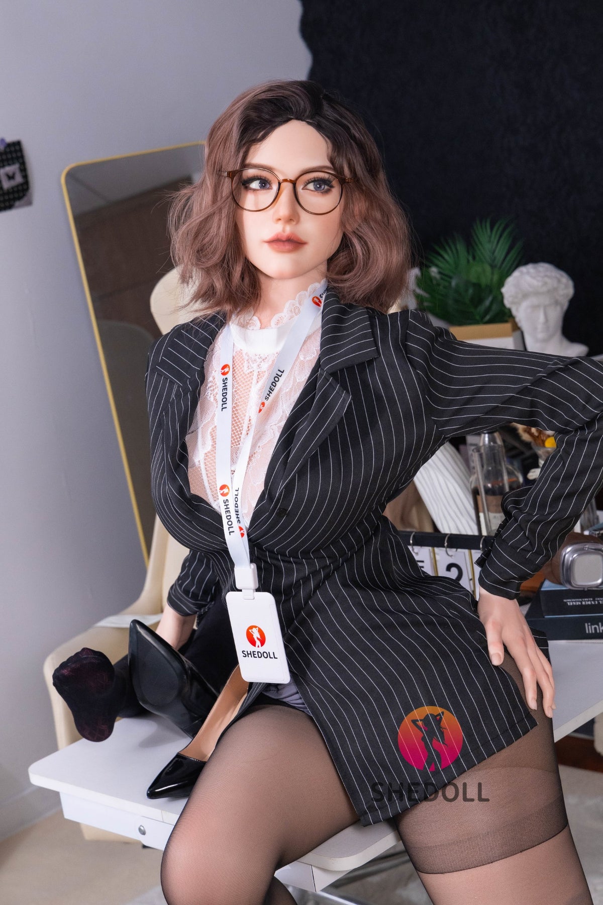 Tala sekso lėlė (SHEDOLL 170 cm E-puodelis #SH172 silikonas)