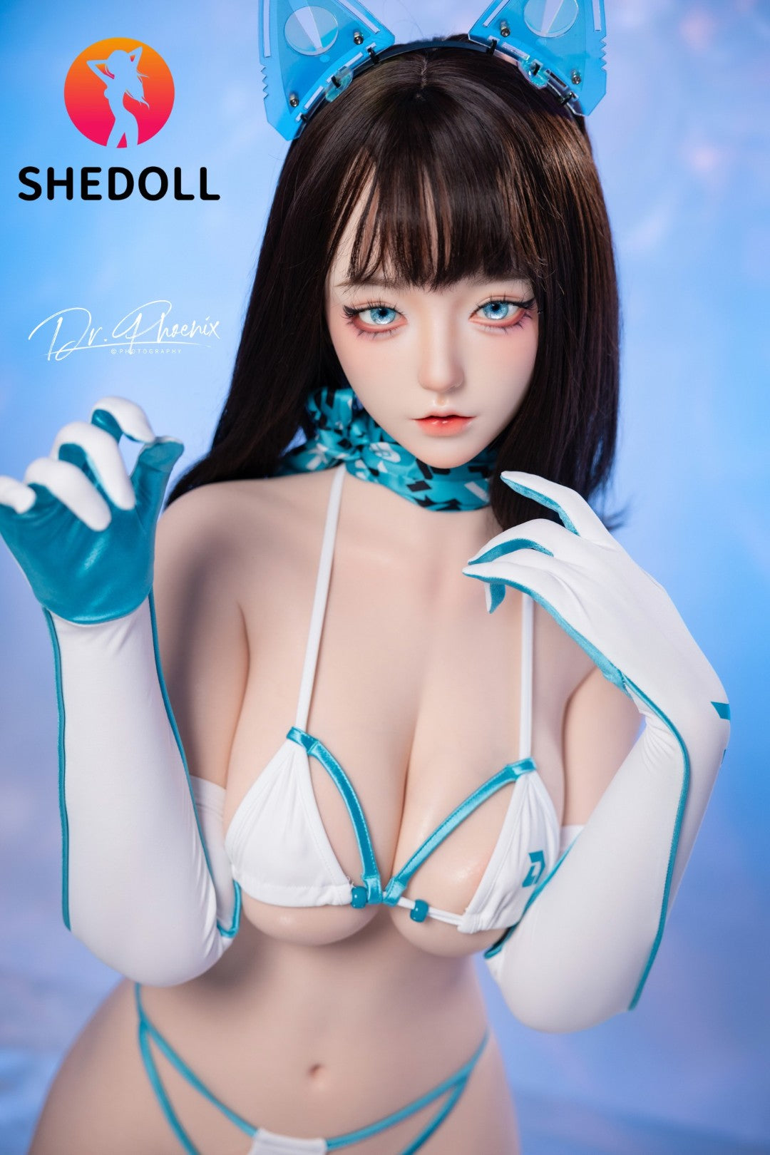 Jasmine sekso lėlė (SHEDOLL 168 cm D puodelis #SH179 2.0 silikonas)