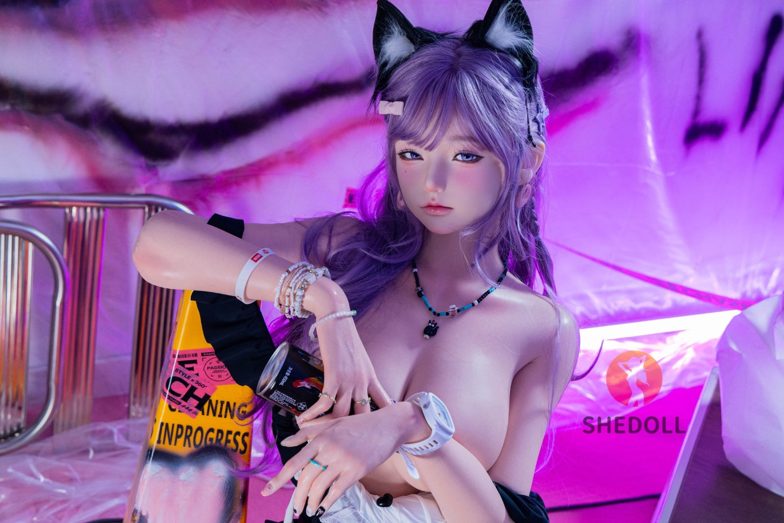 Jasmine sekso lėlė (SHEDOLL 168 cm D puodelis #SH180 2.0 silikonas)