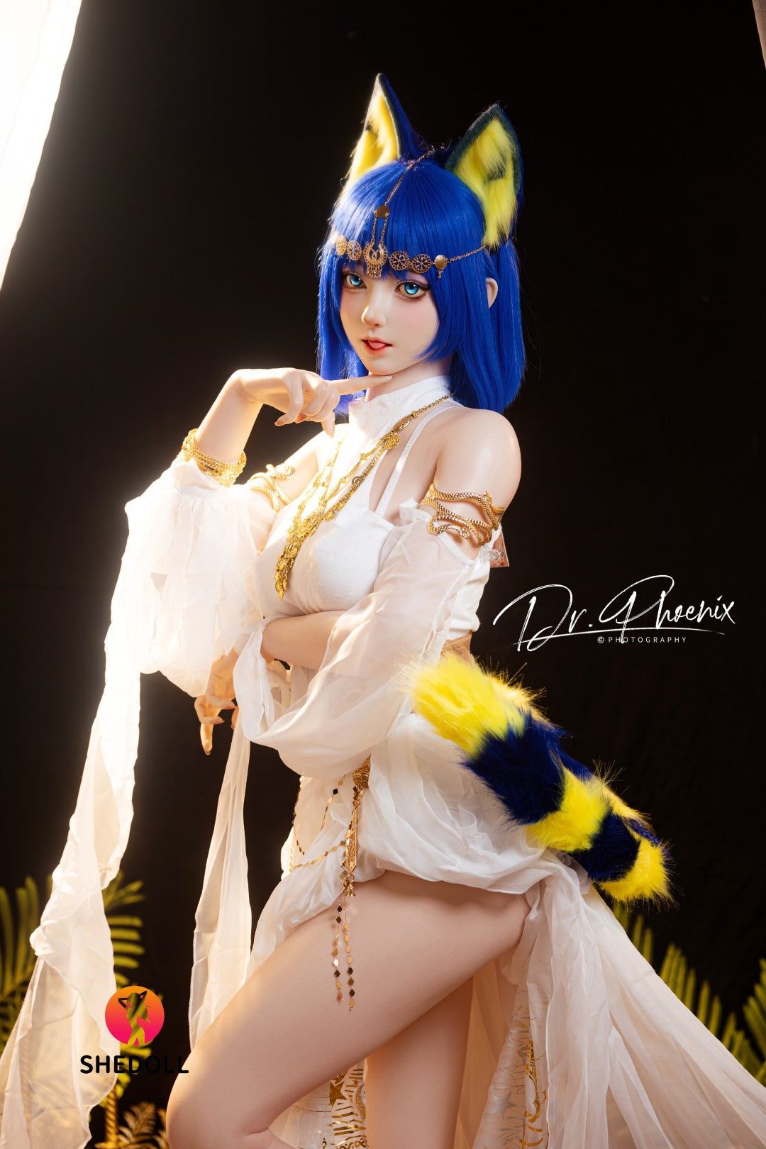 Sekso lėlė Ankha (SHEDOLL 168 cm D puodelis # SH192 2.0 silikonas)