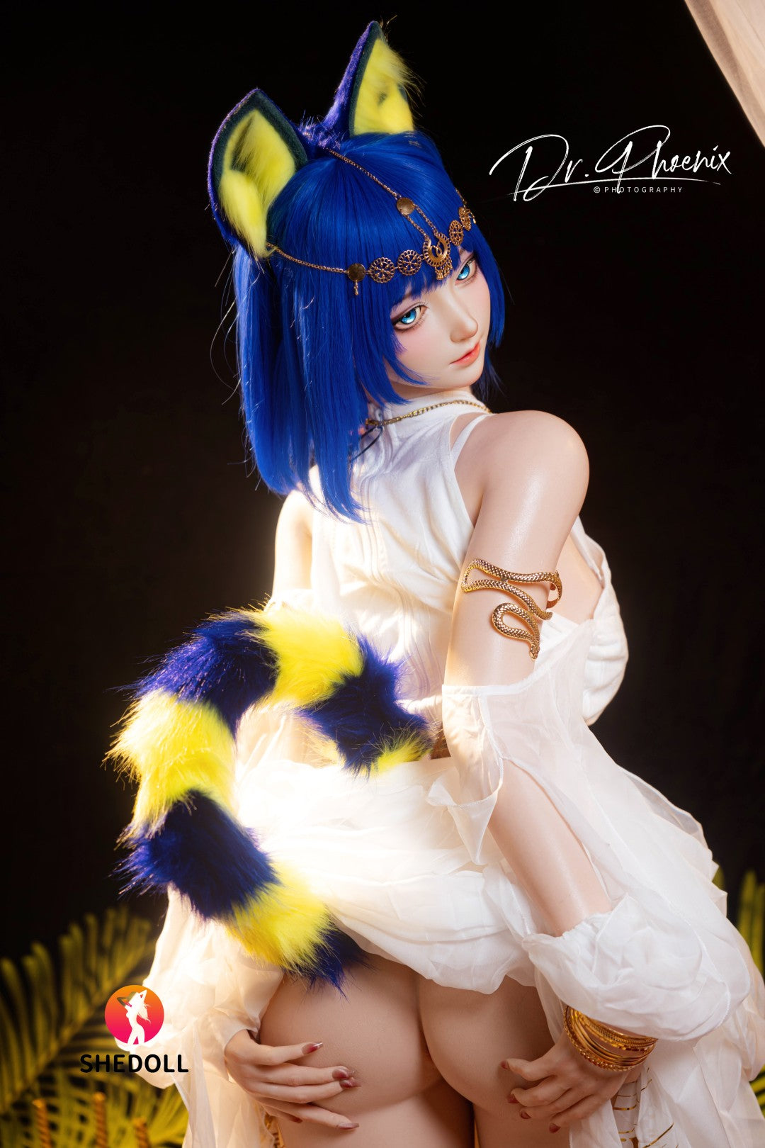 Sekso lėlė Ankha (SHEDOLL 168 cm D puodelis # SH192 2.0 silikonas)
