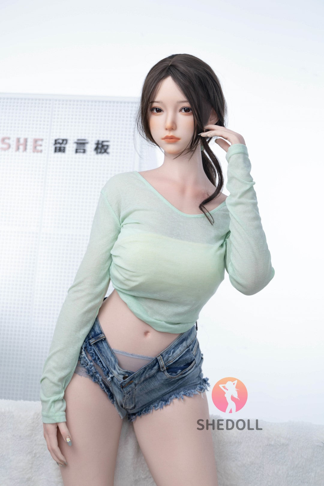 Sekso lėlė Cheryl (SHEDOLL 168 cm D puodelis #SH198 2.0 silikonas)
