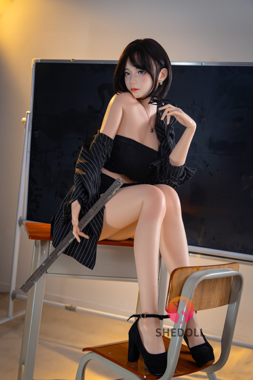 Sekso lėlė Lina (SHEDOLL 152 cm A-puodelis #SH200 2.0 silikonas)