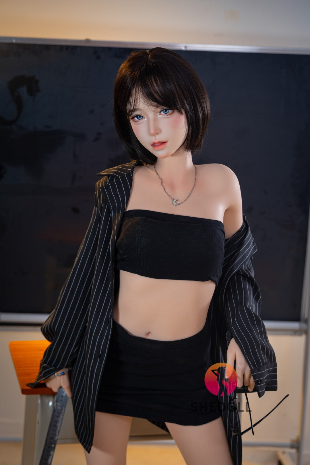 Sekso lėlė Lina (SHEDOLL 152 cm A-puodelis #SH200 2.0 silikonas)