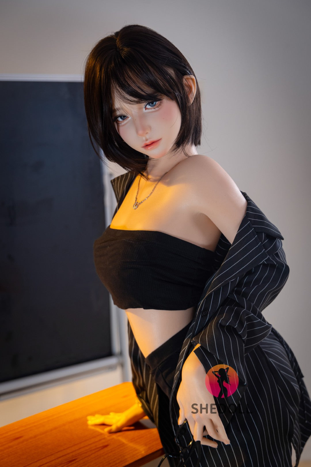 Sekso lėlė Lina (SHEDOLL 152 cm A-puodelis #SH200 2.0 silikonas)