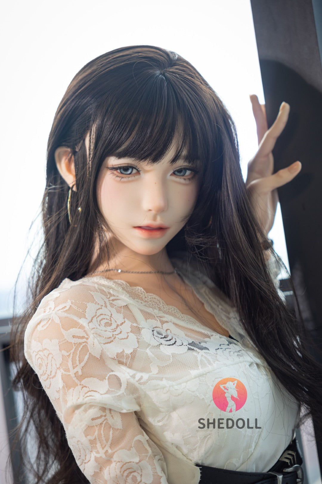 Sekso lėlė Lina (SHEDOLL 152 cm A-puodelis #SH202 2.0 silikonas)