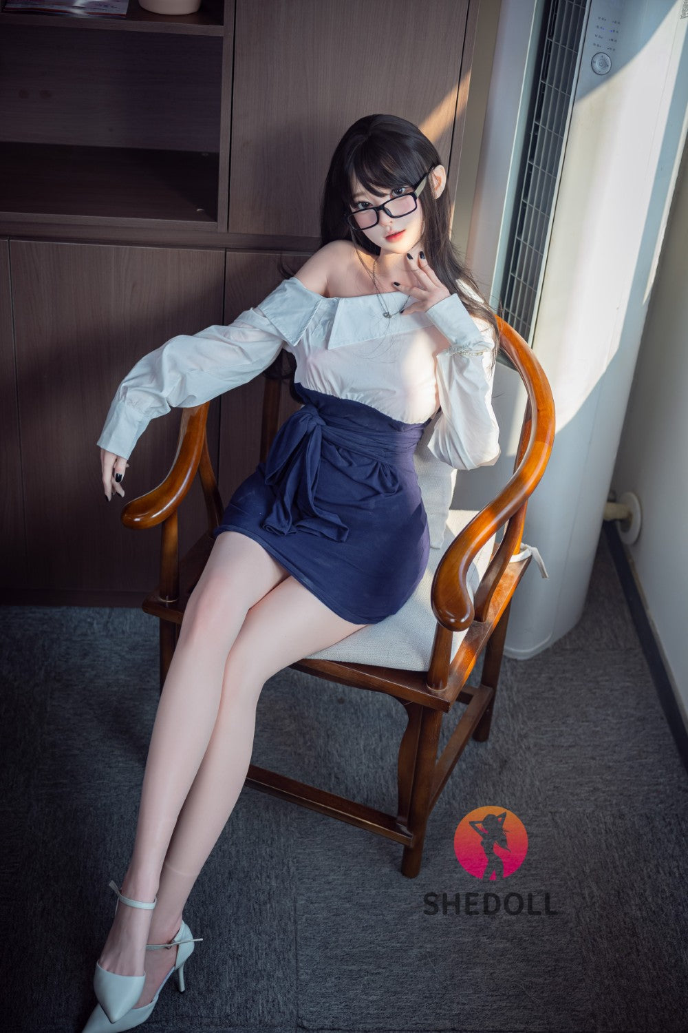 Sekso lėlė Tanya (SHEDOLL 168 cm D puodelis #SH210 2.0 silikonas)