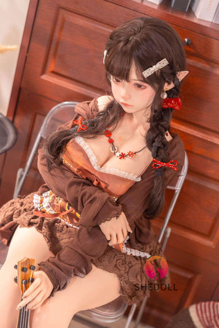 Aileen Sex Doll (SHEDOLL 145 cm G puodelis # SH215 silikonas)