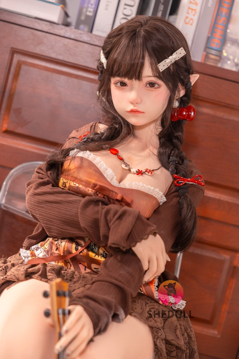 Aileen Sex Doll (SHEDOLL 145 cm G puodelis # SH215 silikonas)