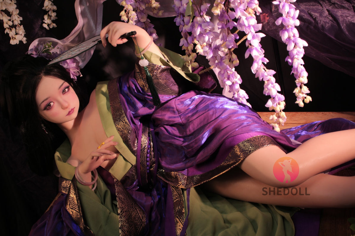 Aileen Sex Doll (SHEDOLL 145 cm G puodelis # SH228 2.0 silikonas)